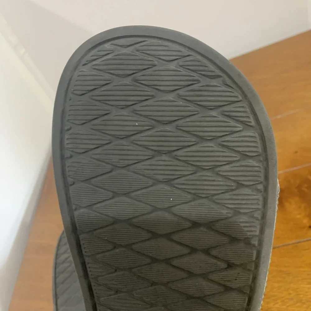ADIDAS MEN'S ADILETTE COMFORT CAMO / White SANDALS SLIDES Slip On Size 5